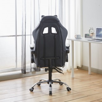 Ігрове геймерське крісло Bonro B-810 біле з підставкою для ніг
 
Крісло ігрове B. . фото 5