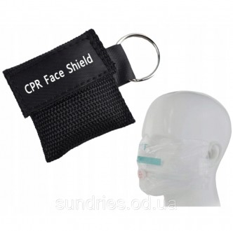 Кишенькова маска зі зворотним клапаном для проведення штучного дихання
Маска пор. . фото 2