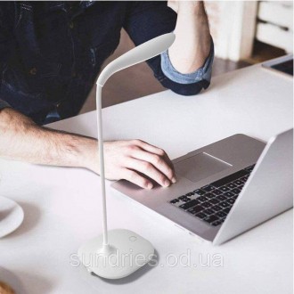 Светодиодная LED настольная лампа с аккумулятором и сенсорной кнопкойЦвет корпус. . фото 8
