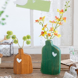 Деревенские цветочные вазы. Набор 2 шт. 
   размеры : высота  17.5  см и 16 см
. . фото 2