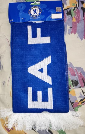 Футбольный, коллекционный шарф FC Chelsea, официальный продукт, двусторонний, но. . фото 6