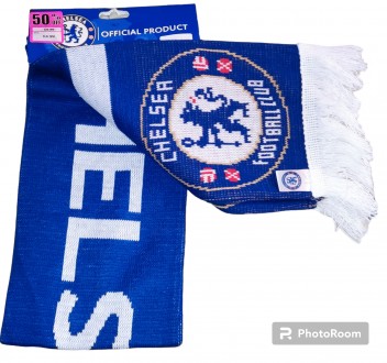 Футбольный, коллекционный шарф FC Chelsea, официальный продукт, двусторонний, но. . фото 3