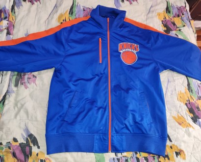 Баскетбольная куртка-кофта Mitchell&Ness NBA New York Knicks, размер-XL, длина-7. . фото 6