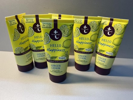
t: by tetesept Hello Happiness Aroma Vegan Shower Gel with Ginger & Lemon - 50 . . фото 3
