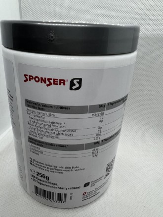 
Аминокислоты Sponser BCAA, 350 капсул
Капсулы аминокислот с разветвленной цепью. . фото 4