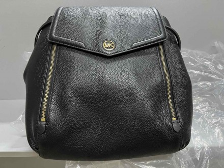 
Рюкзак MICHAEL KORS Freya Medium Pebbled Leather Backpack 30T2G7FB8L Black НОВЫ. . фото 4