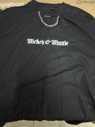 
Кофта Унисекс Asos Punk Mickey unisex long sleeve t-shirt with Disney print and. . фото 2