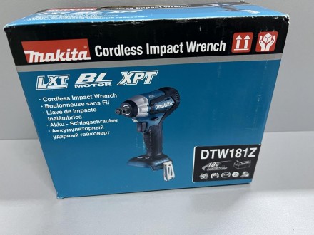 
Makita DTW181Z Аккумуляторный ударный гайковерт НОВЫЙ!!!
Предназначен для закру. . фото 3