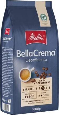 
Melitta Bella Crema Decaffeinato Кофе в зернах, 1 кг
Хотите обойтись без кофеин. . фото 2