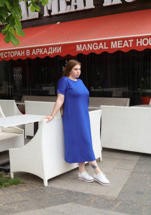 Жіноча сукня вільного крою (50-56) idiali (1060906). Одесса. фото 1 Жіноча сукня вільного крою (50-56) idiali (1060906). Одесса. фото 1
