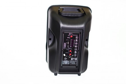 ALP-804 8" Бездротова портативна bluetooth колонка — валіза з караоке. . фото 4