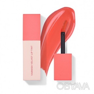 
Тинт "Varnish Velvet Lip Tint" от южнокорейского бренда-производителя "HEIMISH". . фото 1