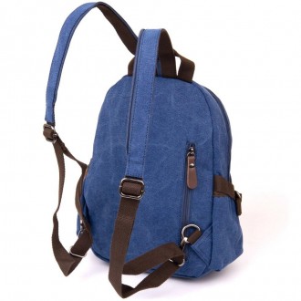 Стильний синій компактний рюкзак унісекс - жіночий, чоловічий. Відмінний варіант. . фото 10