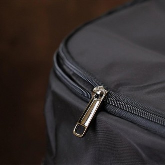 Чоловічий місткий рюкзак тканинний чорний універсальний, підійде для повсякденно. . фото 9