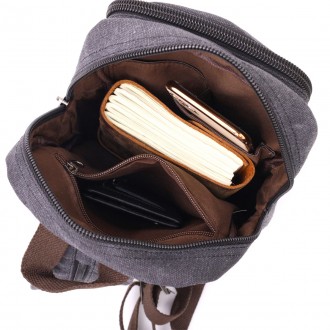 Сумка слінг, компактний маленький рюкзак, чоловіча сумка через плече, на плече, . . фото 7