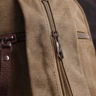 Сумка слінг хакі, компактний маленький рюкзак, чоловіча сумка через плече, на пл. . фото 4