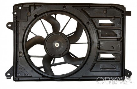 Диффузор радиатора охлаждения с мотором и крыльчаткой Lincoln MKZ 2013-2020 2,0