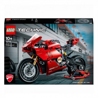 Авто-конструктор LEGO Ducati Panigale V4 R (42107) позволяет собрать модель крас. . фото 4