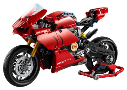 Авто-конструктор LEGO Ducati Panigale V4 R (42107) позволяет собрать модель крас. . фото 5
