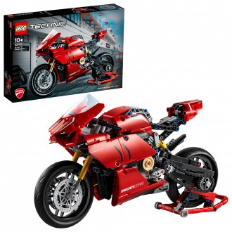 Авто-конструктор LEGO Ducati Panigale V4 R (42107) позволяет собрать модель крас. . фото 2