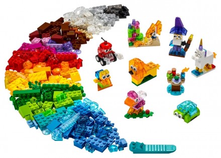 Набор кубиков LEGO 11013 – это отличный способ помочь ребёнку развивать мелкую м. . фото 2