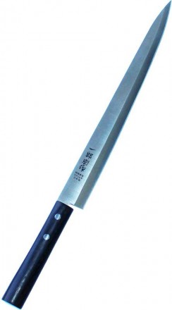 Профессиональный нож Dynasty Samurai с деревянной ручкой. Специальная форма клин. . фото 2
