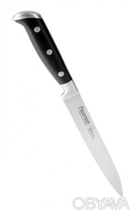 Нож сантоку Fissman Koch, лезвие 18см. Выполнен из нержавеющей стали марки 5Cr15. . фото 1
