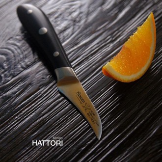 Нож для чистки овощей Fissman Hattori, длина лезвия 6см, длина ручки 11.5см. Ово. . фото 5