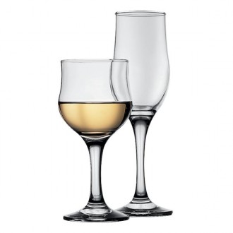Классический стеклянный бокал для шампанского на высокой ножке объёмом 190 мл. П. . фото 5
