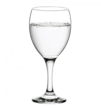 Небольшой стеклянный бокал для вина Imperial Plus на высокой ножке объёмом 190 м. . фото 2