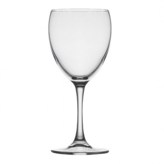 Небольшой стеклянный бокал для вина Imperial Plus на высокой ножке объёмом 190 м. . фото 3
