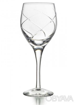Набор 4 хрустальных бокала ручной работы Atlantis Crystal VIOLINO для белого вин. . фото 1