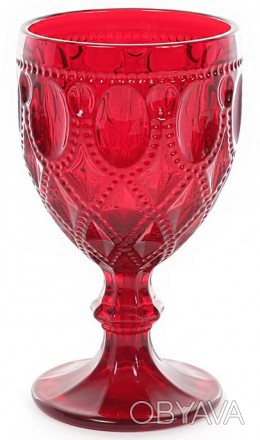 Набор стеклянных винных бокалов Siena Toscana из коллекции Gothic Colored - утон. . фото 1