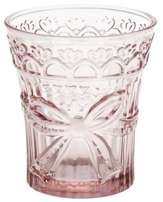 Набор 6 стеклянных стаканов "Бант" из коллекции Gothic Colored - утонченная посу. . фото 2