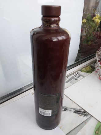 Проаётся Керамическая бутылка от Рижского чёрного бальзама 0,7 л Black Balsam Ri. . фото 3