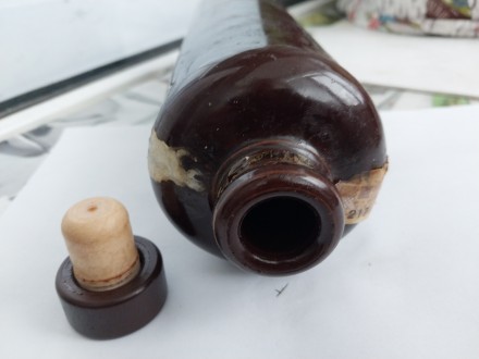 Проаётся Керамическая бутылка от Рижского чёрного бальзама 0,7 л Black Balsam Ri. . фото 5