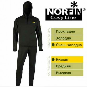 Термобілизна Norfin Cosy Line L - товста дихальна роздільна термобілизна признач. . фото 2