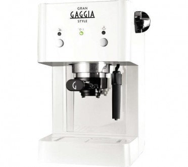 Gran Gaggia Style White RI8323/11 компактна еспресо-кавоварка з оновленим холдер. . фото 2