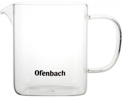 Чайник стеклянный заварочный Ofenbach Glass Teapot с металлическим ситечком для . . фото 6