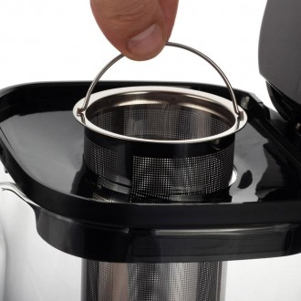 Чайник стеклянный заварочный Ofenbach Glass Teapot с металлическим ситечком для . . фото 8