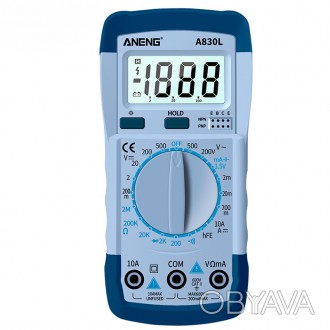
	Мультиметр ANENG AN-A830L — это простой и доступный прибор для измерения основ. . фото 1