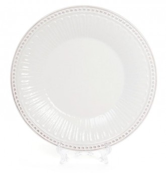 Набор обеденных тарелок Stone Flower - стильная, удобная и надежная посуда для о. . фото 2