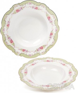 Набор тарелок Bristol - элегантный английский стиль и качественная фарфоровая по. . фото 1