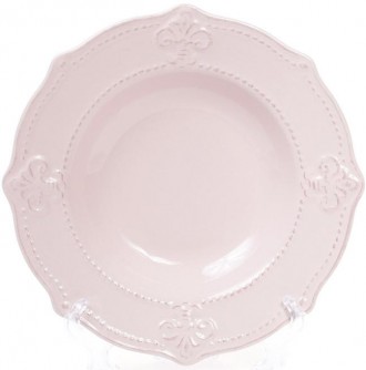 Набор суповых тарелок "Королевская Лилия" из коллекции посуды Leeds Ceramics (ро. . фото 4