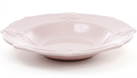 Набор суповых тарелок "Королевская Лилия" из коллекции посуды Leeds Ceramics (ро. . фото 3