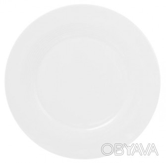 Набор 6 обеденных тарелок "White City" - белоснежная коллекция столовой сервиров. . фото 1