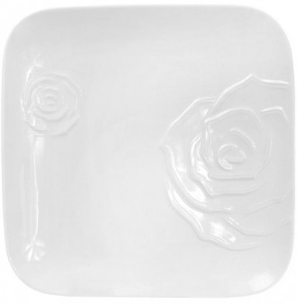 Набор 2 подставные тарелки из коллекции фарфоровой столовой посуды "White Rose".. . фото 2