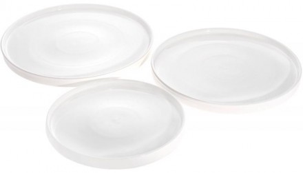 Тарелки фарфоровые White City - белая фарфоровая посуда для дома и профессиональ. . фото 4