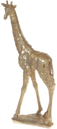 Декоративная фигура "Жираф". Материал - полистоун (искусственный камень). Размер. . фото 2
