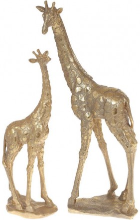 Декоративная фигура "Жираф". Материал - полистоун (искусственный камень). Размер. . фото 3